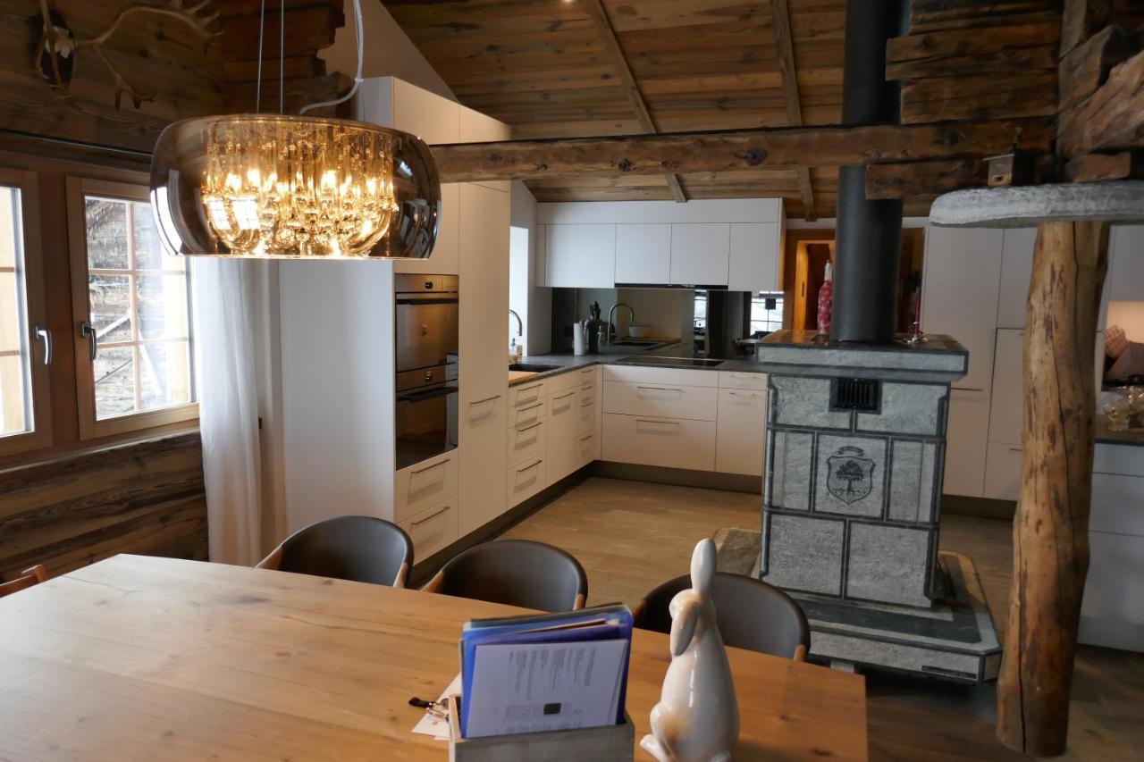 Chalet Birkhahn Saas-Fee Bagian luar foto