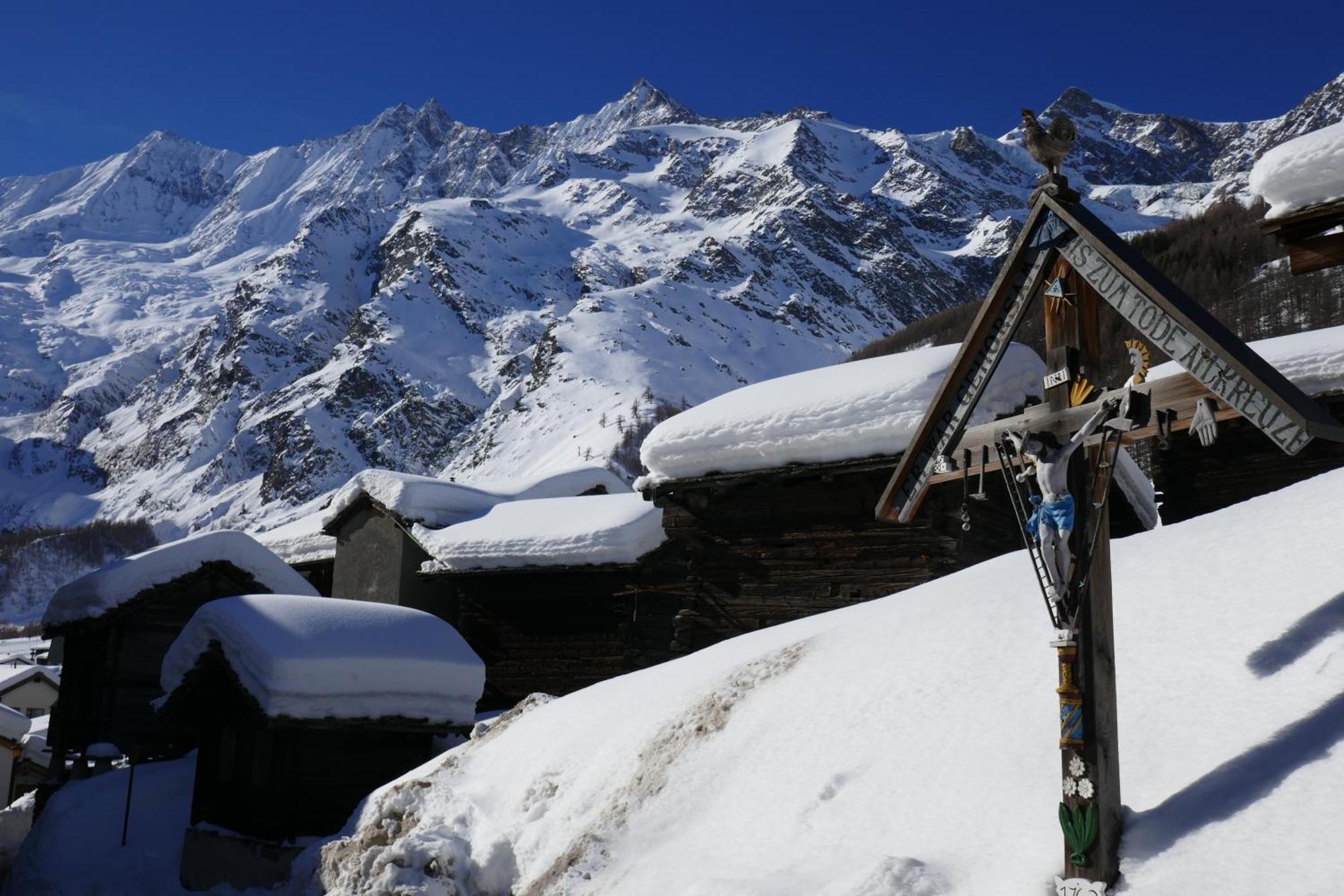 Chalet Birkhahn Saas-Fee Bagian luar foto