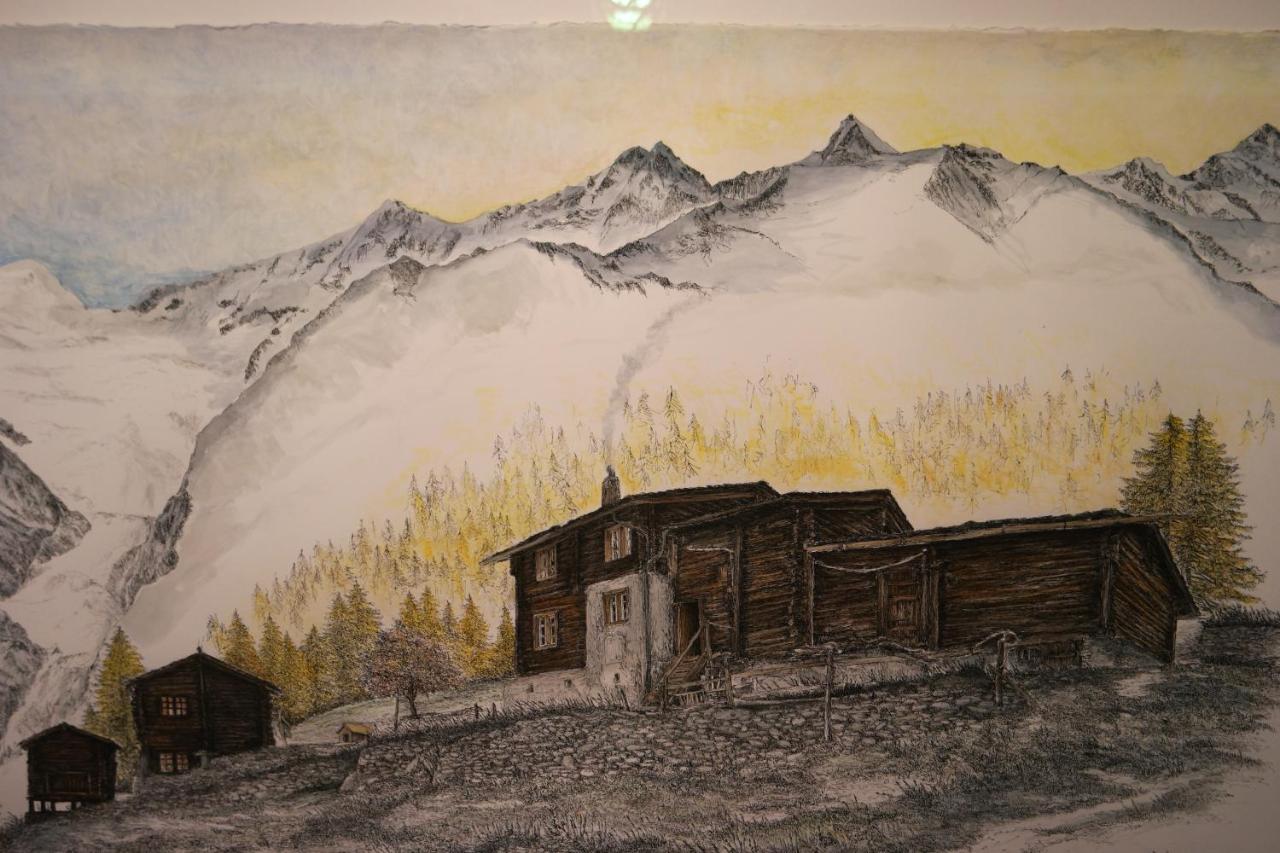 Chalet Birkhahn Saas-Fee Bagian luar foto