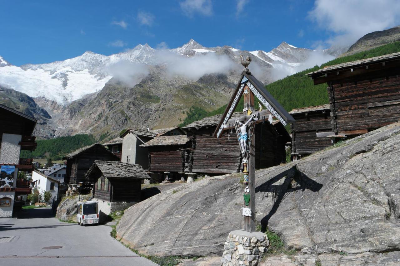Chalet Birkhahn Saas-Fee Bagian luar foto